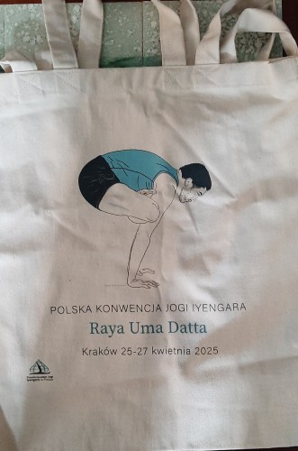 Torba lniana z Konwencji Jogi 2025 38x40 cm